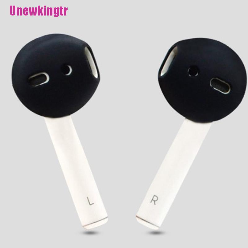 Bộ 2 Miếng Đệm Silicon Bọc Tai Nghe Không Dây Airpods