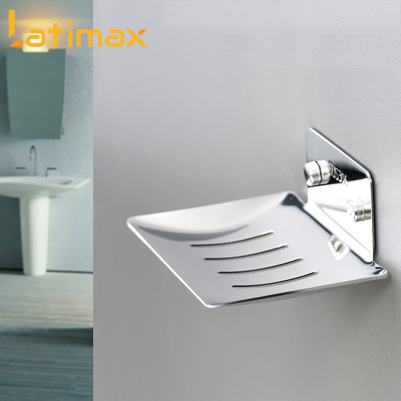 [Mã BMBAU50 giảm 7% đơn 99K] Kệ Để Xà bông Tắm Dán Tường Inox 304 Latimax KXB01 - Tặng Keo Dán Chuyên Dụng