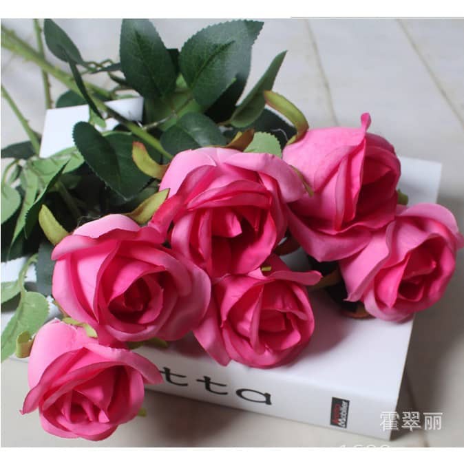 hoa giả - hoa hồng lụa cao cấp