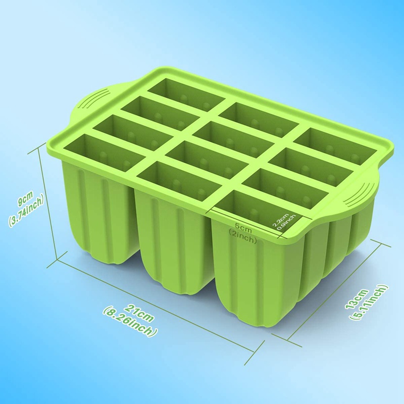 Set 50 Khuôn Silicone Làm Kem Que Tiện Lợi