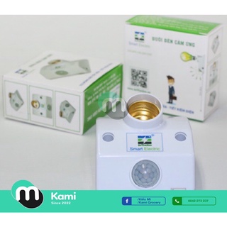 Đuôi đèn cảm ứng chuyển động, hồng ngoại, thân thiệt, đèn sáng khi có người, tắt đèn khi người đi. Tiết kiệm điện.