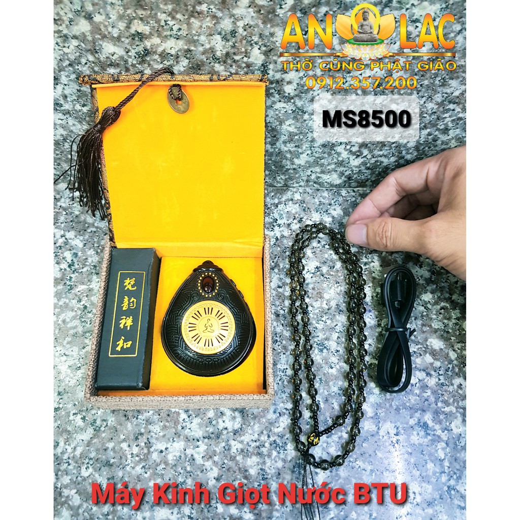 Máy Kinh Giọt Nước Nhỏ Hộp Gấm Btu (ĐEN) 50 Bài