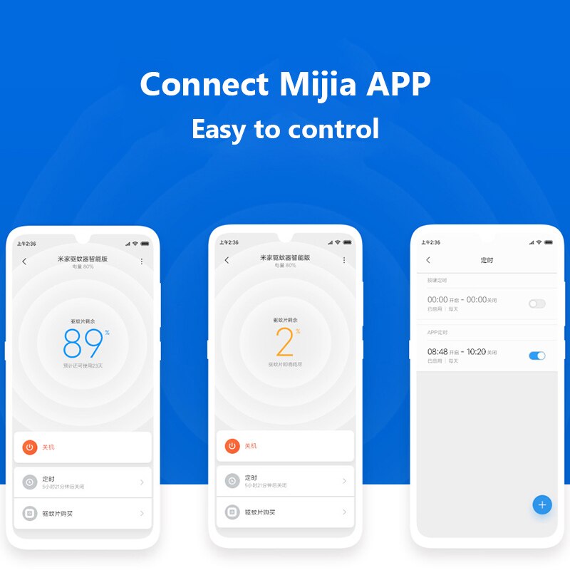 Máy Đuổi Muỗi Thông Minh Xiaomi Mijia Có Đèn Led Tiện Dụng Cho Gia Đình