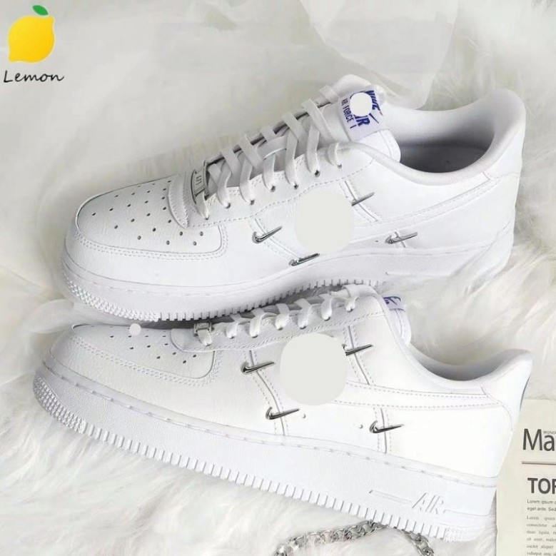 Giày_Nike AF1 Trắng Logo Sắt , Giày_Nike Air Force 1 Trắng Logo Sắt Cao Cấp Full Box Full Bill | BigBuy360 - bigbuy360.vn