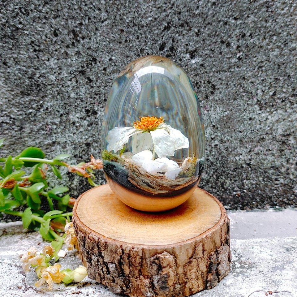 TRỨNG RESIN HANDMADE, TRANG TRÍ BÀN LÀM VIỆC, QUÀ TẶNG ĐẶC BIỆT, QUÀ LƯU NIỆM