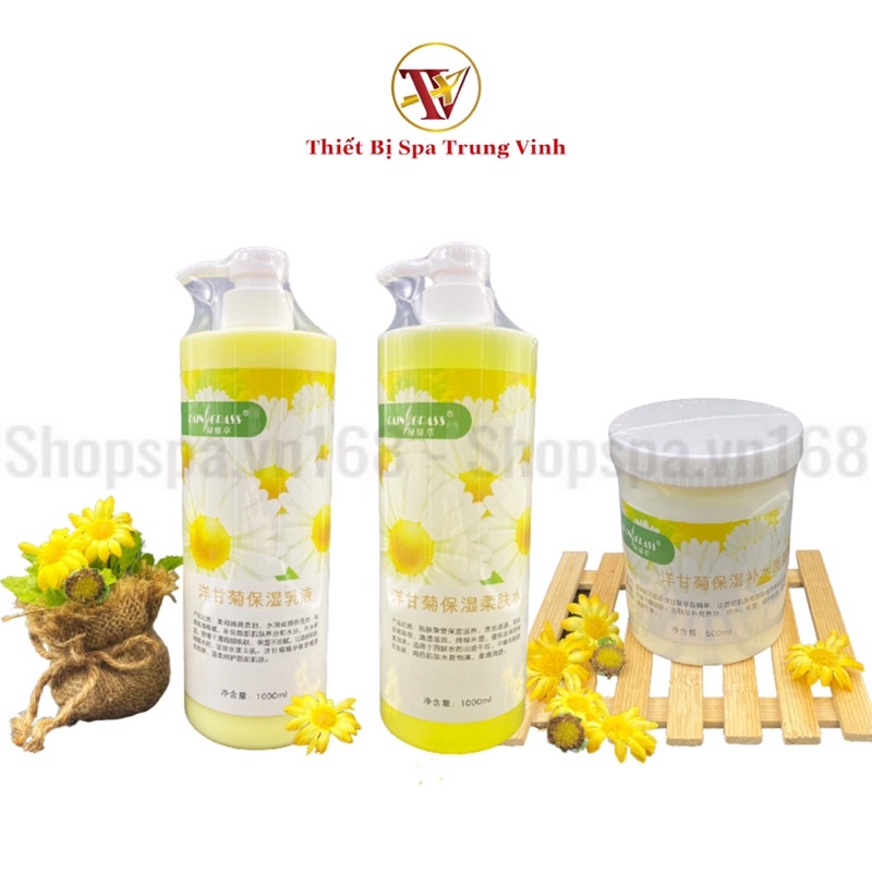 [SIÊU SALE] Bộ chăm sóc da hoa cúc chuyên dùng cho spa