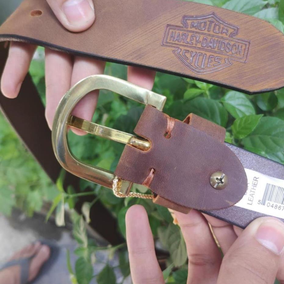 Thắt Lưng Nam Dây Nịt Nam Da Bò  Nguyên Tấm Kết Hợp Khóa Đồng Bảo Hành 1 Năm