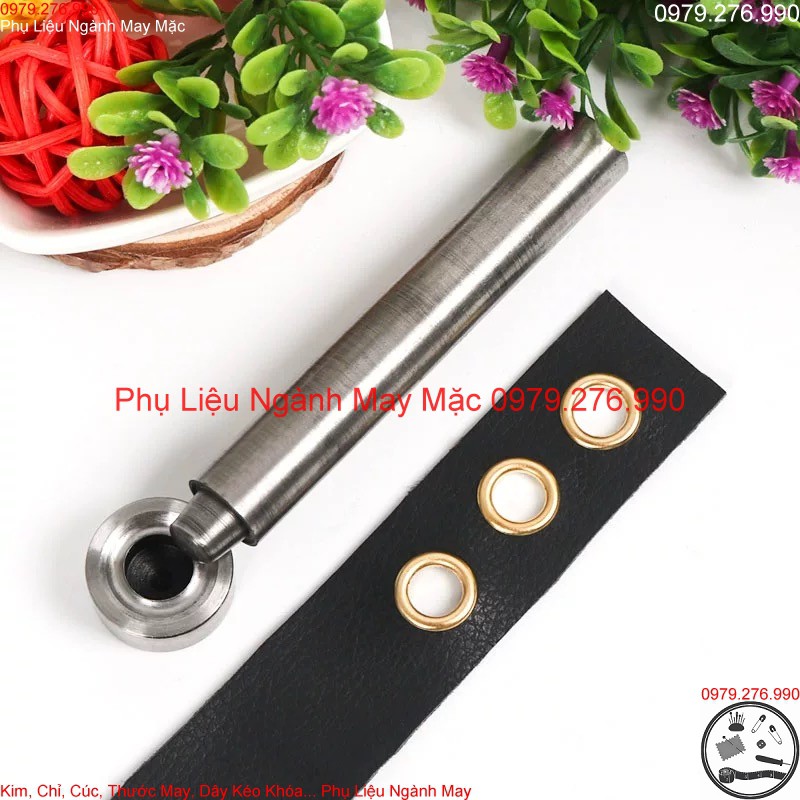 Dụng cụ đóng khoen mắt cáo- khoen ô rê bằng tay ko dùng máy