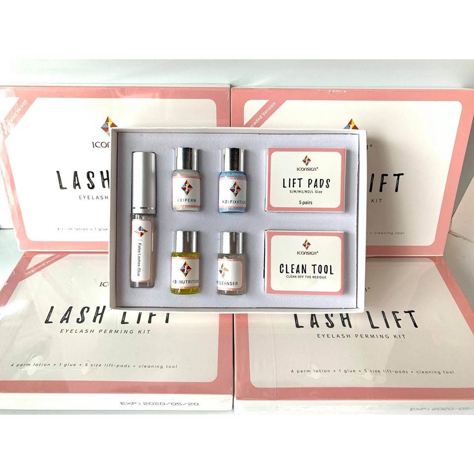 Sét Uốn Mi LASH LIFT, 3D 6D, đầy đủ phụ kiện uốn mi trong 1 set.