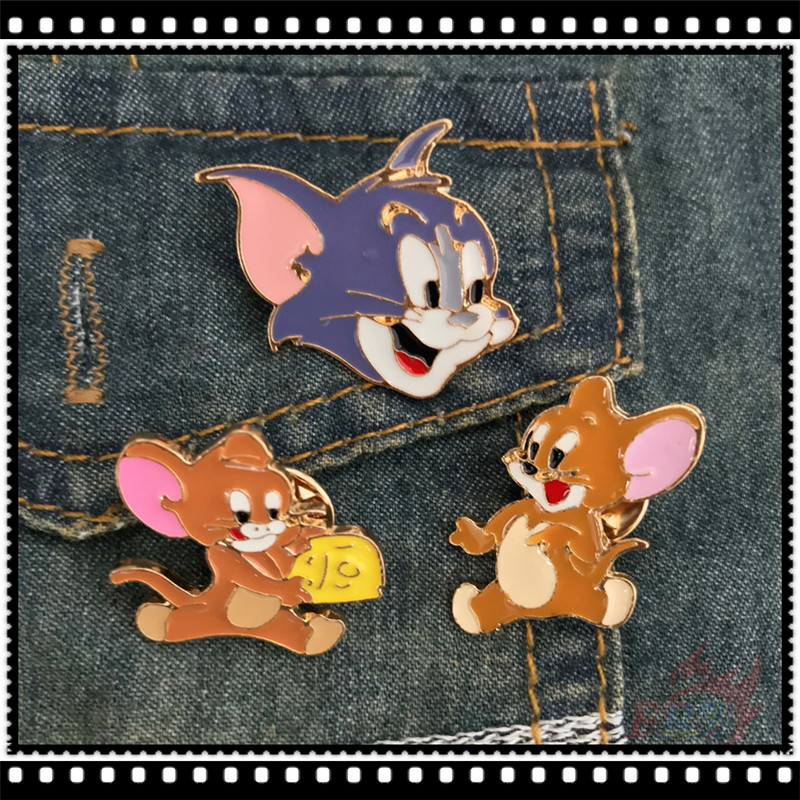 1 Trâm Cài Áo Hình Hoạt Hình Tom And Jerry Series 01