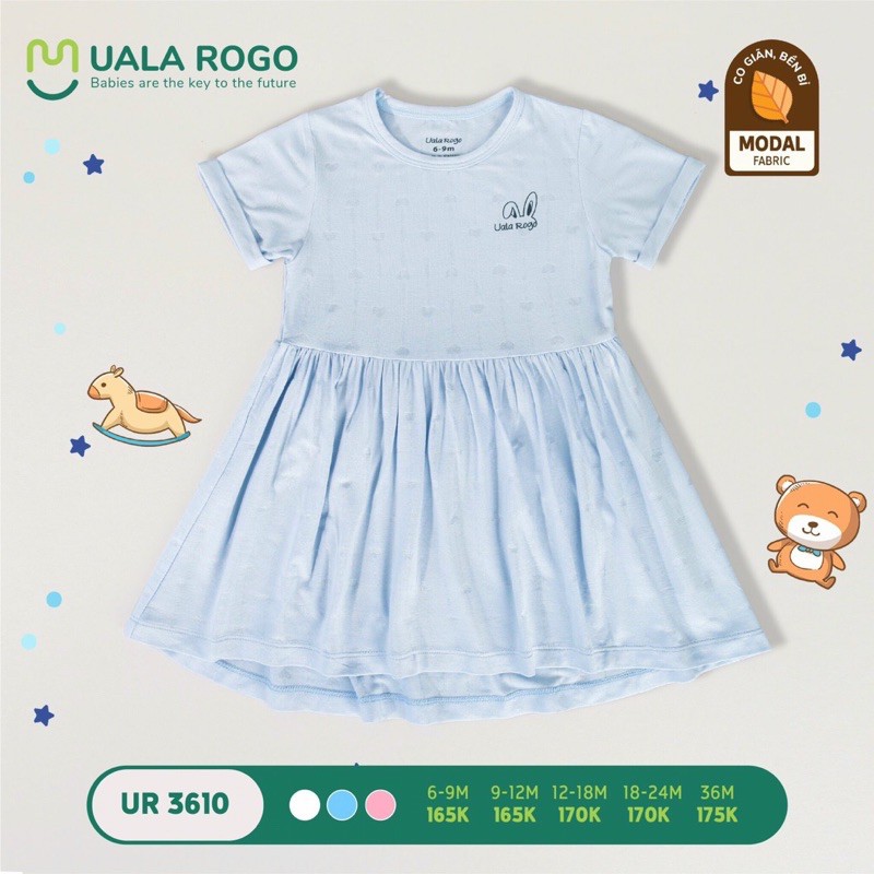 UALA ROGO - Váy cộc tay Modal 12m - 36m