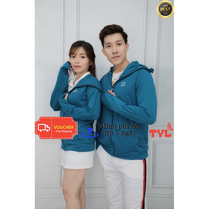 Áo Khoác Chống Nắng Nam Nữ Dập Vân Che Mặt Chất Liệu Thông Hơi Chống Nóng Thời Trang Cao Cấp CN4Mau