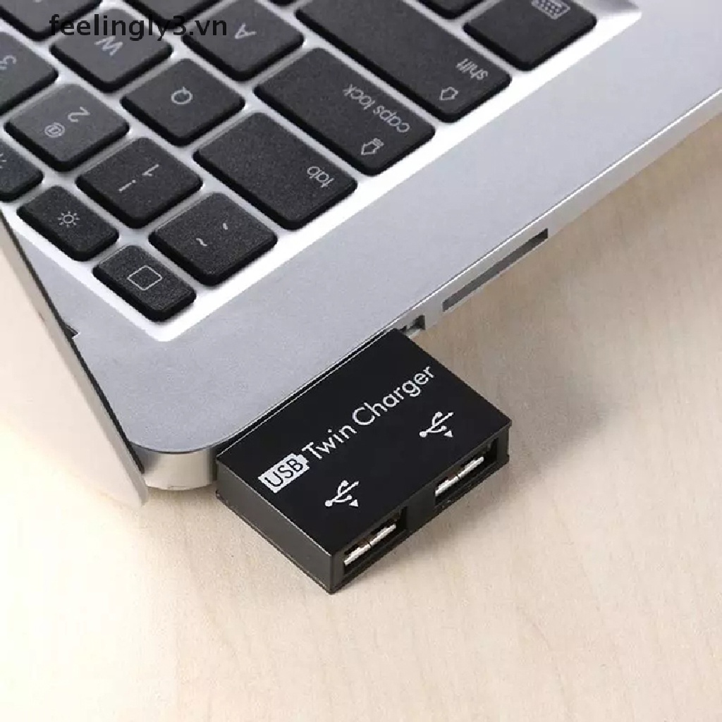 Bộ Chia 2 Cổng USB 2.0 Đầu Cắm Sang Hai Cổng USB Chuyên Dụng