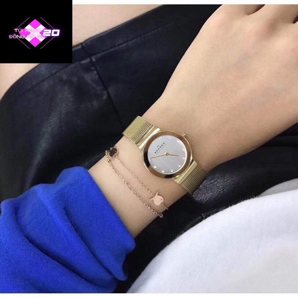 Đồng Hồ Skagen Nữ SK 358SGGD/ SK 358SSSD