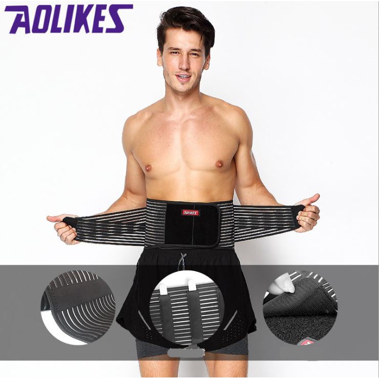 Đai lưng tập gym Aolikes A7996