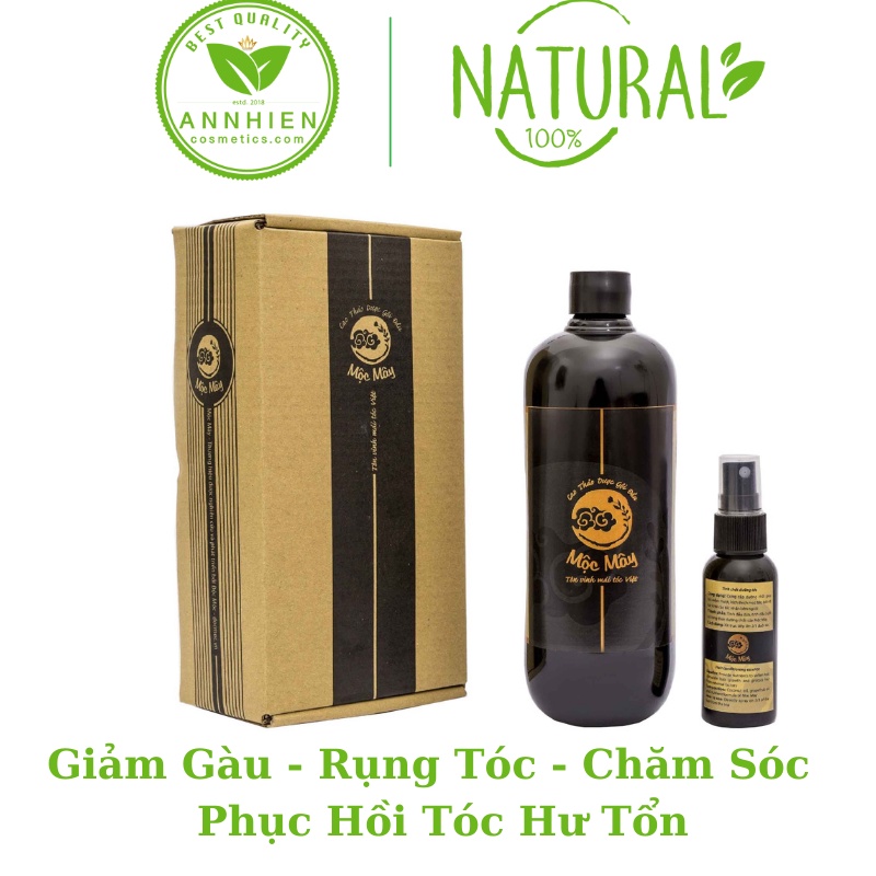 Cao Dược Liệu Gội Đầu Mộc Mây - Ngăn Rụng Tóc - Trị Gàu - Kích Thích Mọc Tóc - Giúp Tóc Suôn Mượt