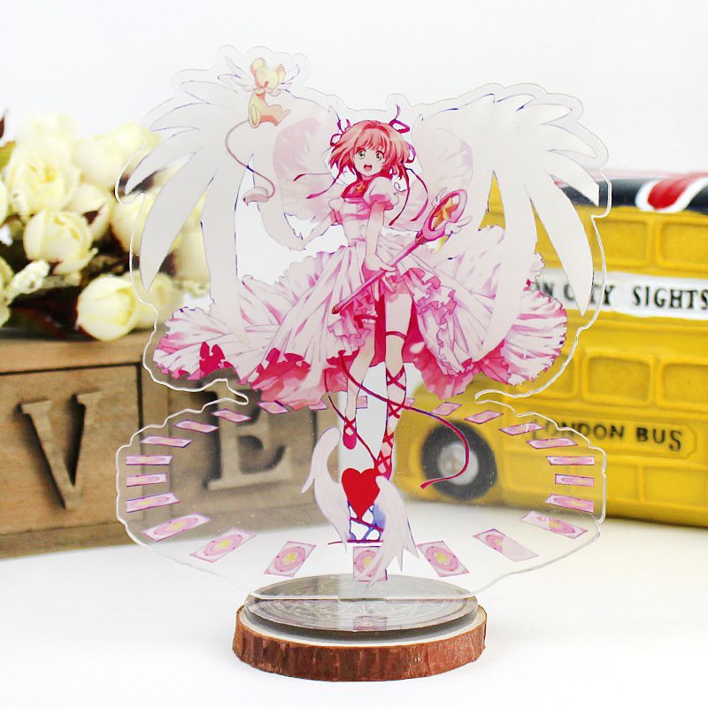 Standee SAKURA THỦ LĨNH THẺ BÀI Tượng Acrylic Standee Anime mica chibi trang trí trưng bày mô hình