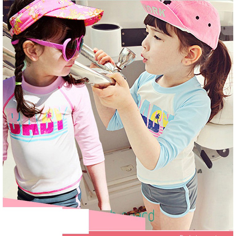 Đồ bơi bé gái BABY hồng dễ thương _BG02