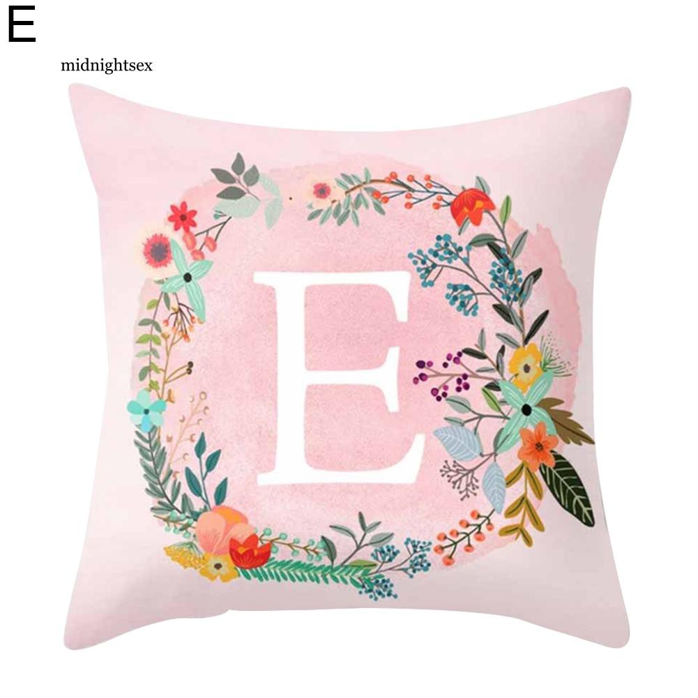 Vỏ Gối In Chữ Pink Độc Đáo Trang Trí Nội Thất