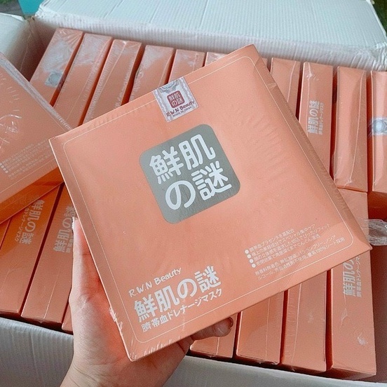 Mặt Nạ Nhau Thai Cừu Phiên Bản Mới Mặt Nạ Nhật - 1 Hộp 10 Miếng (Free Ship)