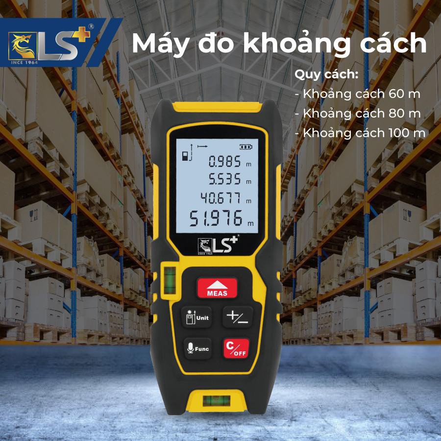 Máy đo khoảng cách laser LS+ 100m 80m 60m 40m