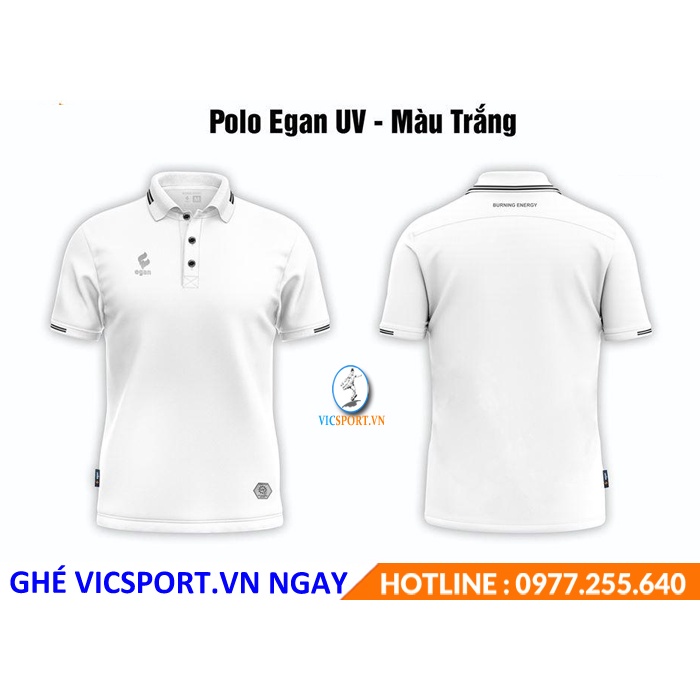 Áo Polo UV Egan 02 Bảo Vệ Làn Da Phù Hợp Tập Luyện Thể Thao Đi Chơi Dạo Phố UV02 - Vicsport