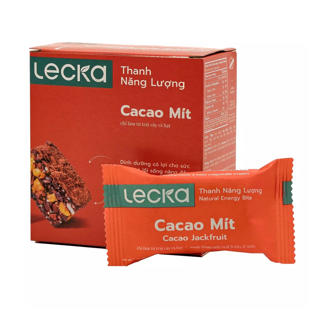 Thanh năng lượng Lecka Energy Bites – Cacao Mít