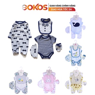 Set Body Cho Bé Ocean Baby Bộ Áo Liền Quần 5 Chi Tiết