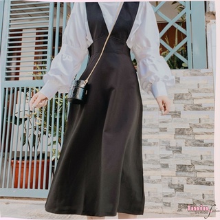 Set yếm đen cổ trụ-SY0155