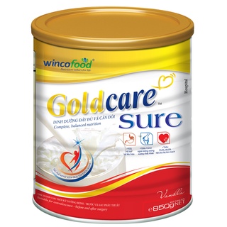 Sữa bột Wincofood Goldcare Sure Dinh dưỡng đầy đủ và cân đối lon 850g