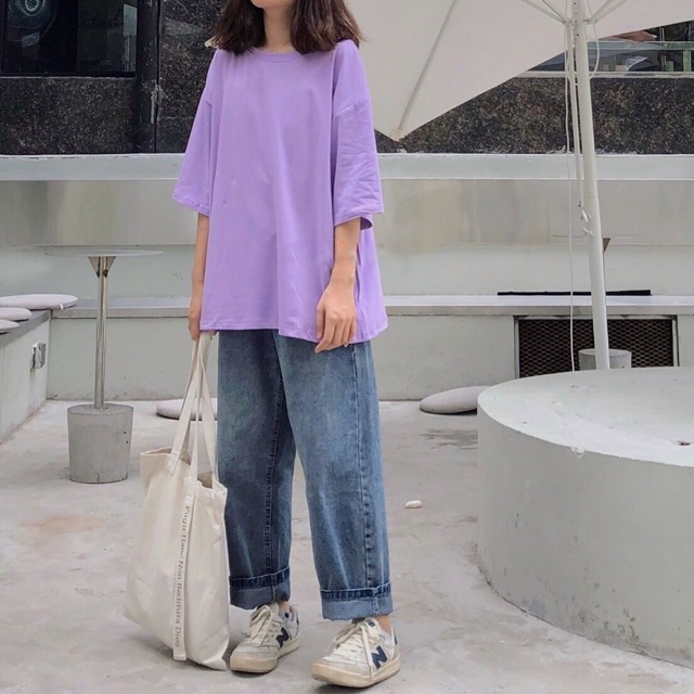 Quần Jeans Nữ Simple Jeans Lưng Cao Dáng Suông Ống Rộng Ulzzang ( Màu Đậm ) | WebRaoVat
