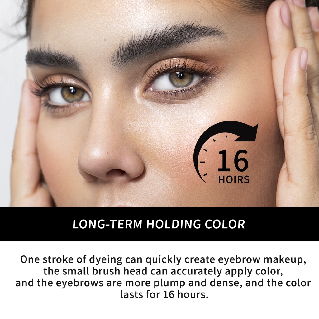 Thúc đẩy sự phát triển nhanh, dày và dài của lông mày, lông mi, tóc mái cho đôi lông mày khỏe mạnh với đường nét tự nhiê