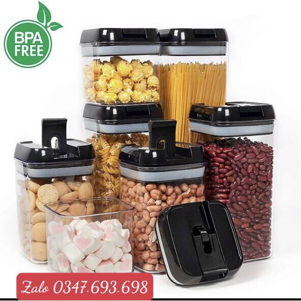 BỘ 7 HỘP NHỰA ĐỰNG DA VỊ ĐỒ ĂN