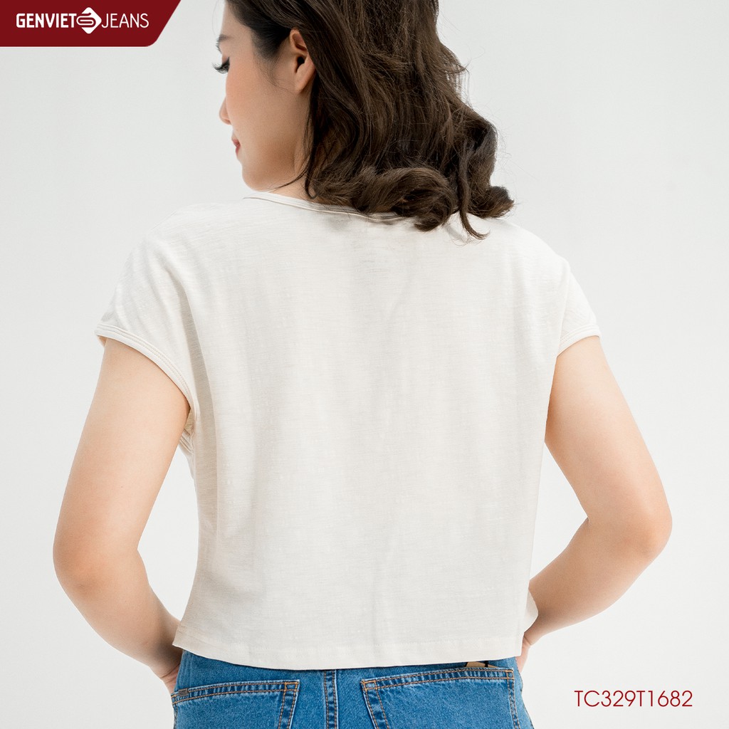 Áo Thun Cộc Tay Summer Genviet Nữ TC329T1682 GENVIET