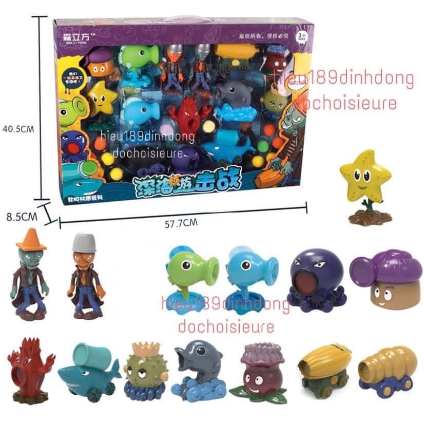 Đồ Chơi Game Hot Plants vs Zombie hoa quả nổi giận đáy biển