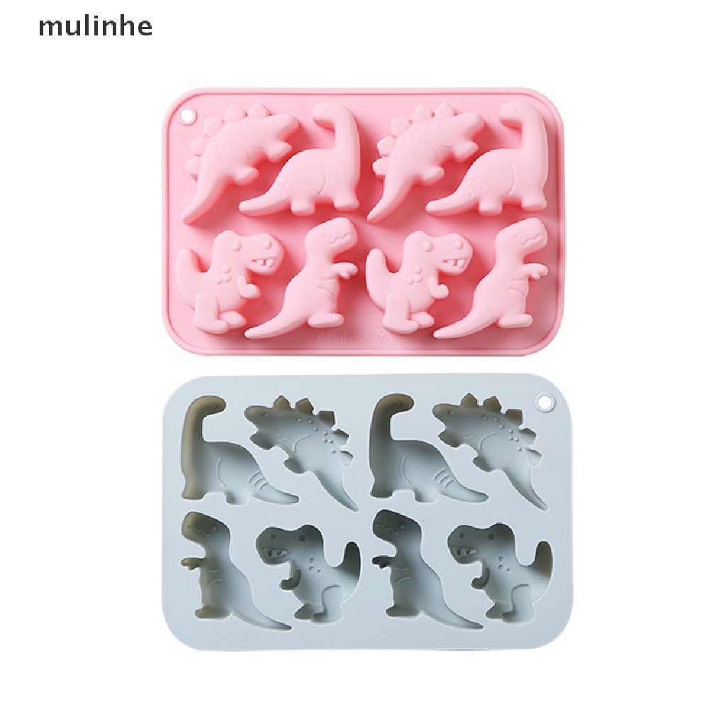 Khuôn Silicone Tạo Hình Khủng Long 3D Dùng Làm Bánh Kẹo / Xà Phòng