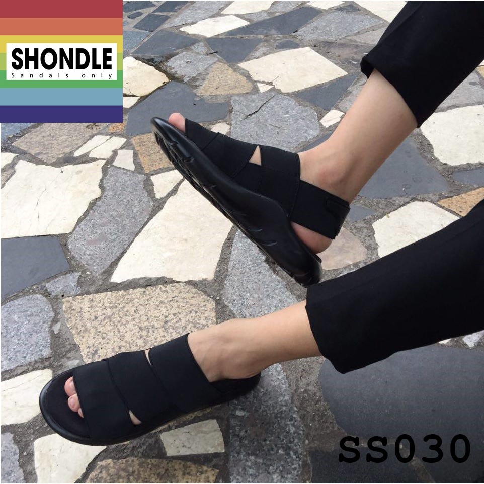 Sandal Y3 Full đen - đi học đi chơi thời trang cho nam nữ - SS030