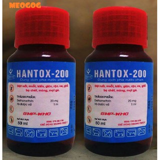 Thuốc muỗi, ruồi, kiến, gián HANTOX 50ml. MEOGOG