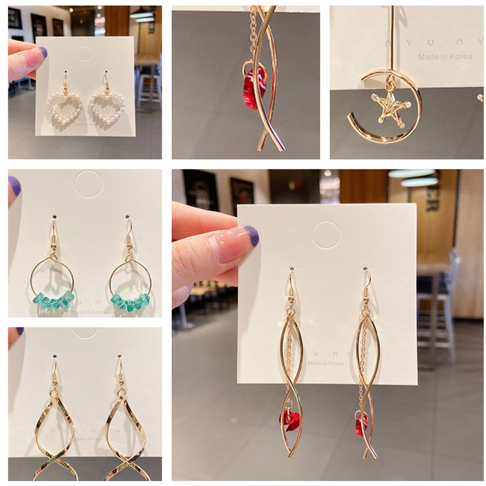 Bông tai ngọc trai đơn giản dễ thương xinh xắn phong cách thời trang cho nữ