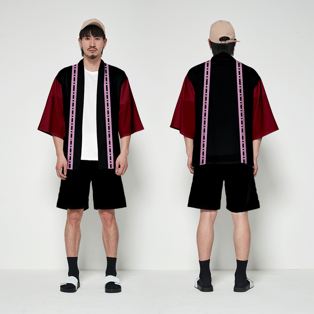 Áo Khoác Phong Cách Kimono Nhật Bản Cho Nam Nữ
