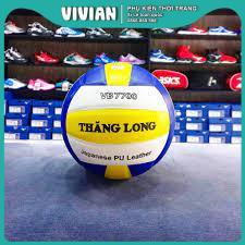 Bóng chuyền da Thăng Long VB 7000 [Thanh lý giá gốc] Hàng chính hãng tặng túi lưới+kim bơm