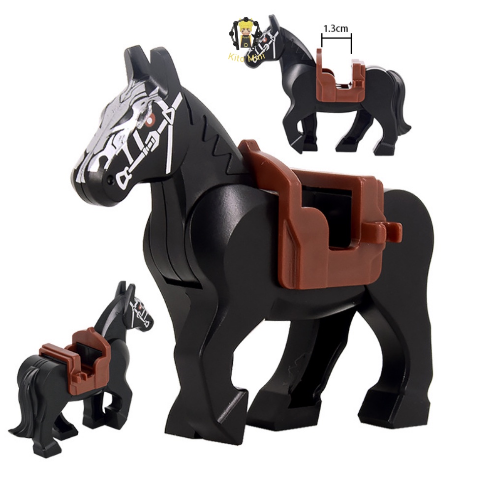 Minifigures Ngựa Cho Lính Lắp Ráp Mô Hình Nhân Vật Trung Cổ ZM001 - 003