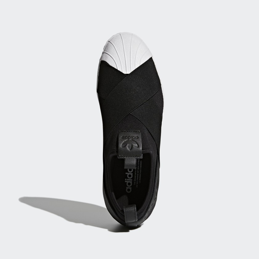 Giày sneaker nữ adidas Superstar Slip-on Core Black chính hãng
