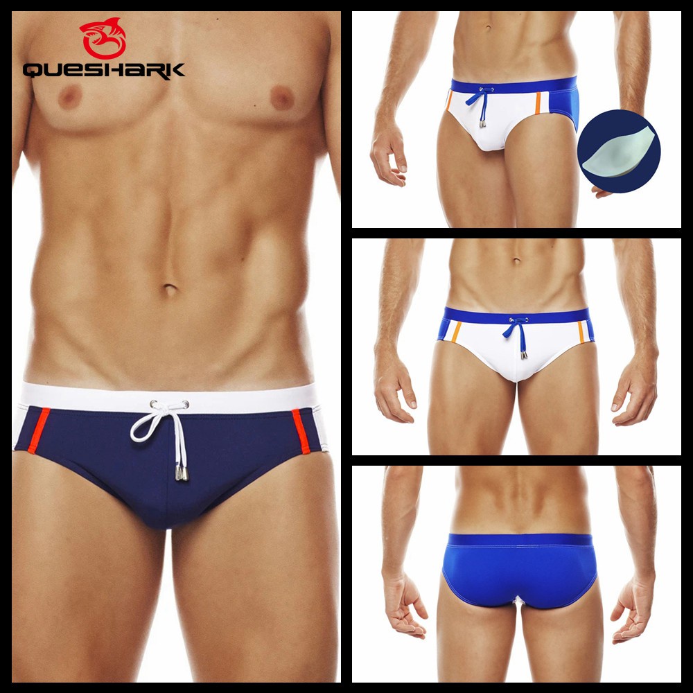 Quần bơi thể thao tam giác có đệm lót cho nam
 | BigBuy360 - bigbuy360.vn