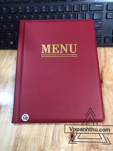 CUỐN BÌA MENU LÁ DA ĐẶC BIỆT A5 (17x23cm)