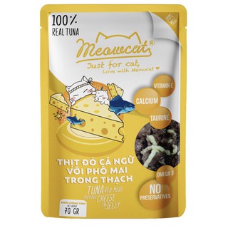 Pate Meowcat cho mèo gói 70g