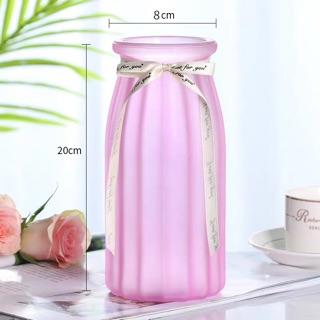 Lọ hoa thuỷ tinh đục để bàn