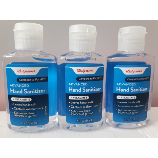 Gel rửa tay khô Walgreens Advanced Hand Sanitizer 59ml USA | BigBuy360 - bigbuy360.vn