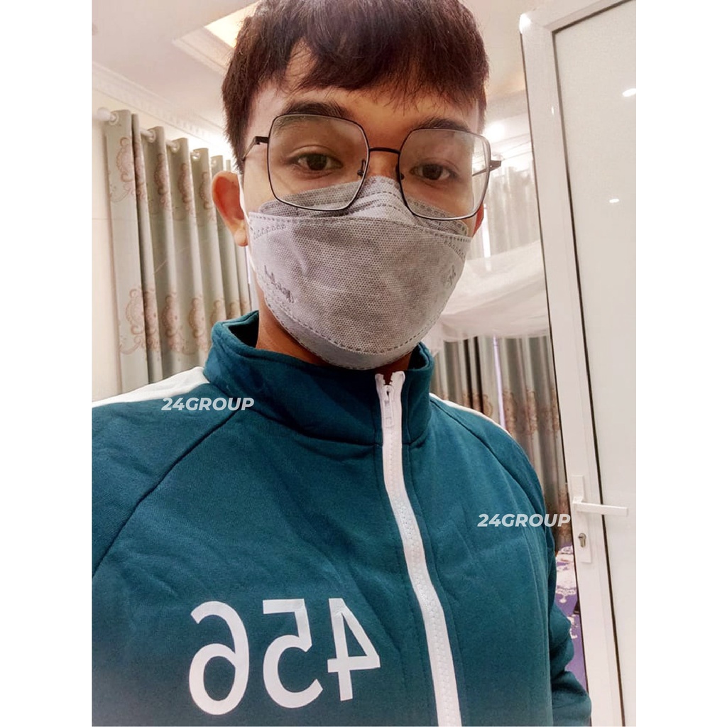 Bộ quần áo khoác nỉ Trò Chơi Con Mực HOT TREND 456 TRANG PHỤC HALOWEEN cosplay SQUID GAME squidgame
