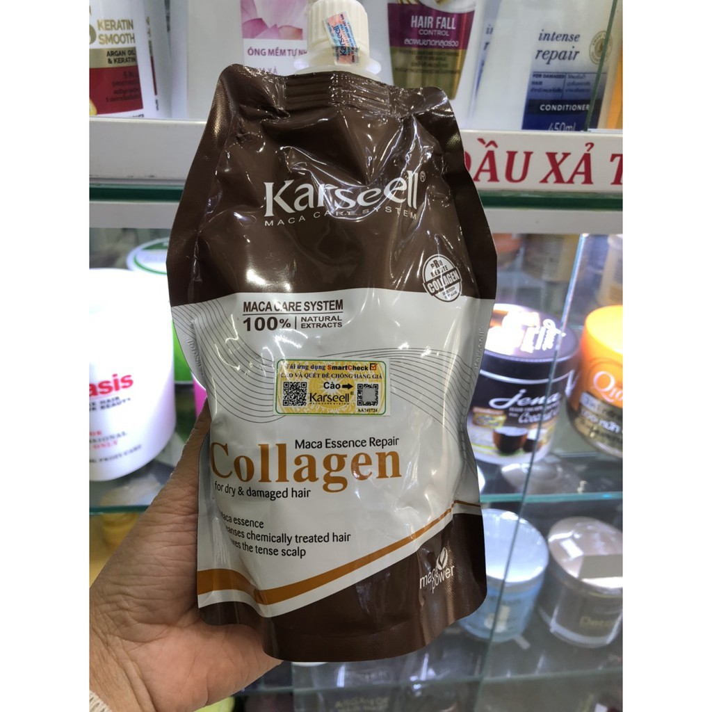 ✅ Ủ TÓC COLLAGEN - KEM Ủ TÓC PHỤC HỒI COLLAGEN KARSEELL 500ML HÀNG CHÍNH HÃNG